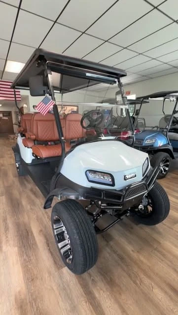 Golf cart in our workshop