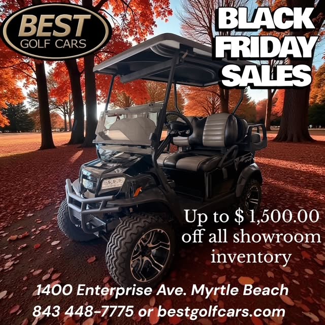 Golf cart in our workshop